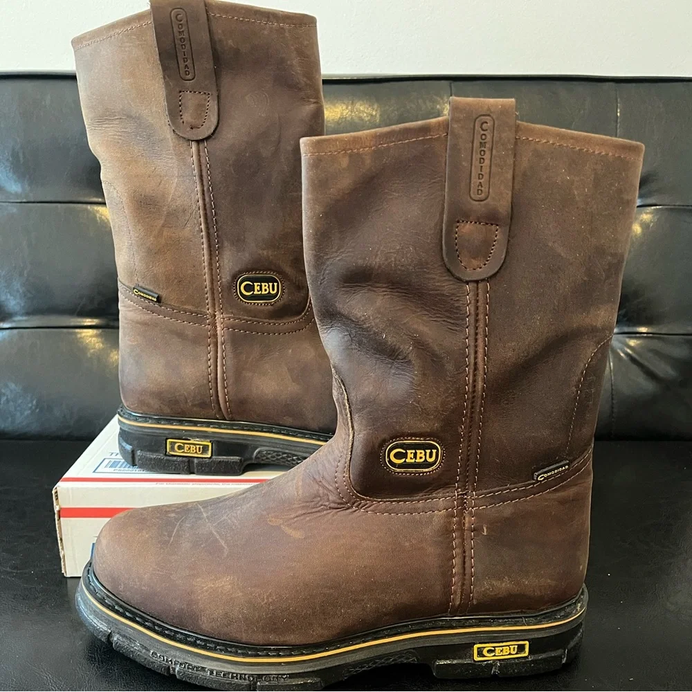 Cebu Comfort Steel Toe Pull On‎ Boots